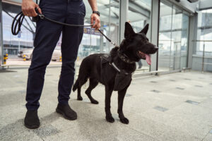 El equipo canino puede emplearse para vigilancia de grandes recintos con mayor efectividad que una patrulla de vigilantes.